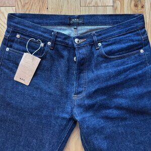 A.P.C. Petit New Standard Slim Fit Jeans in Indigo